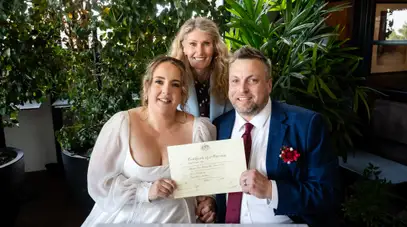 Celebrant Sally Hayes