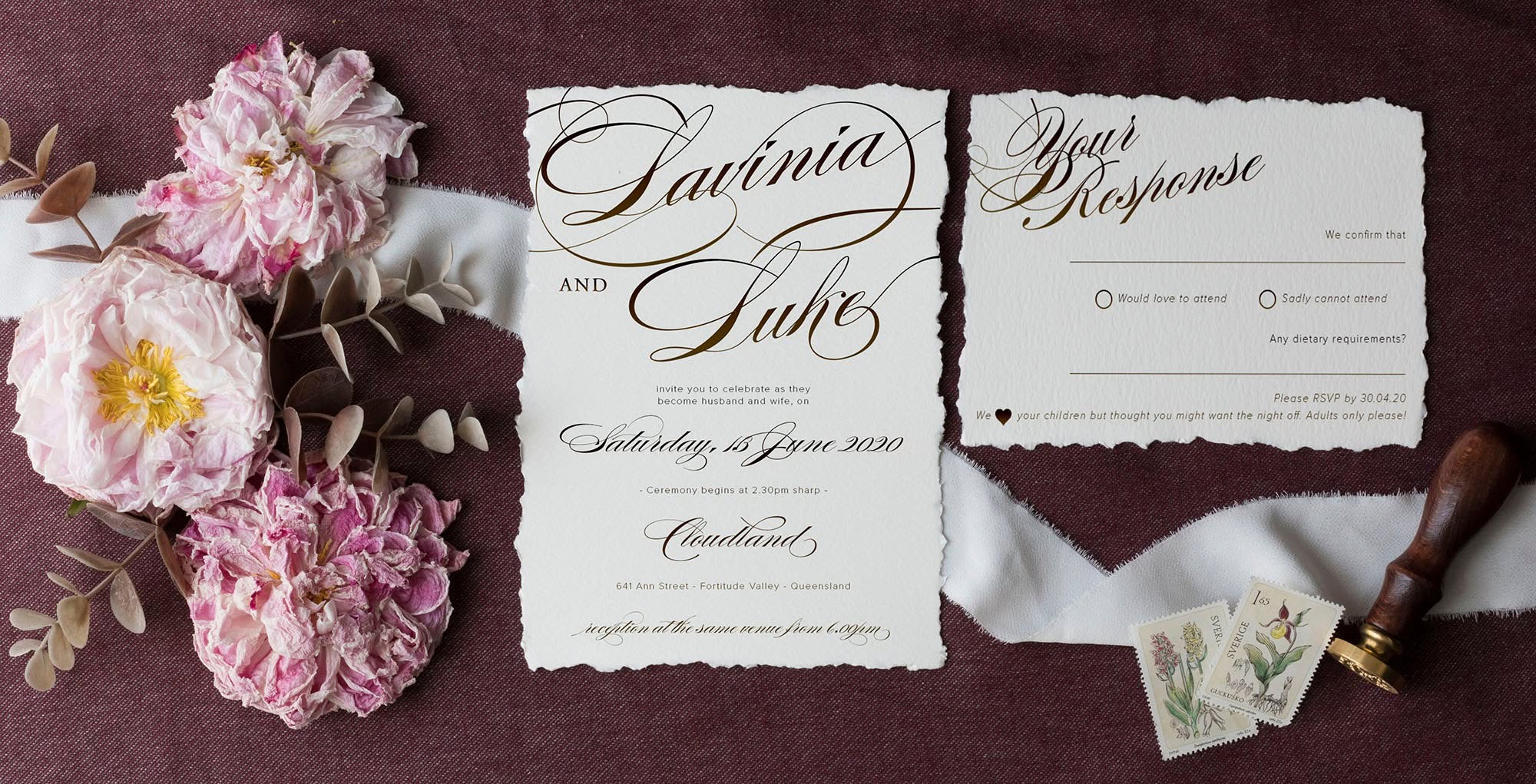 Le Papier D'Amour Wedding Stationery