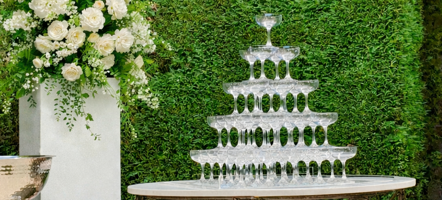 Champagne Towers by Bless Events