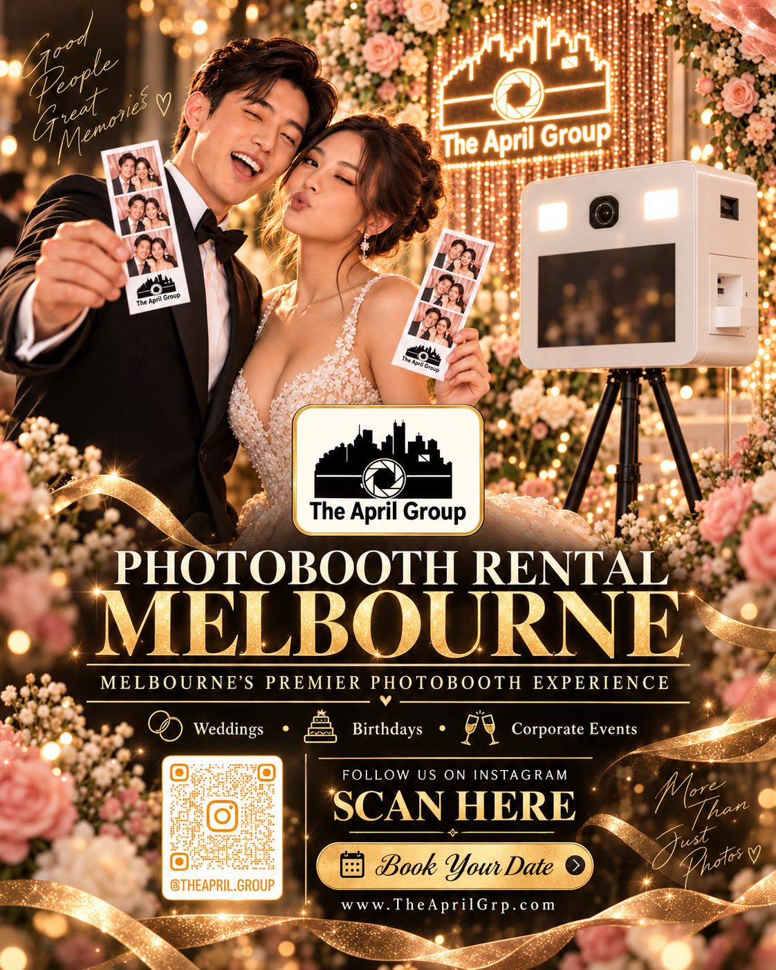 The April Group (Melbourne Photo Booth Rental Service)