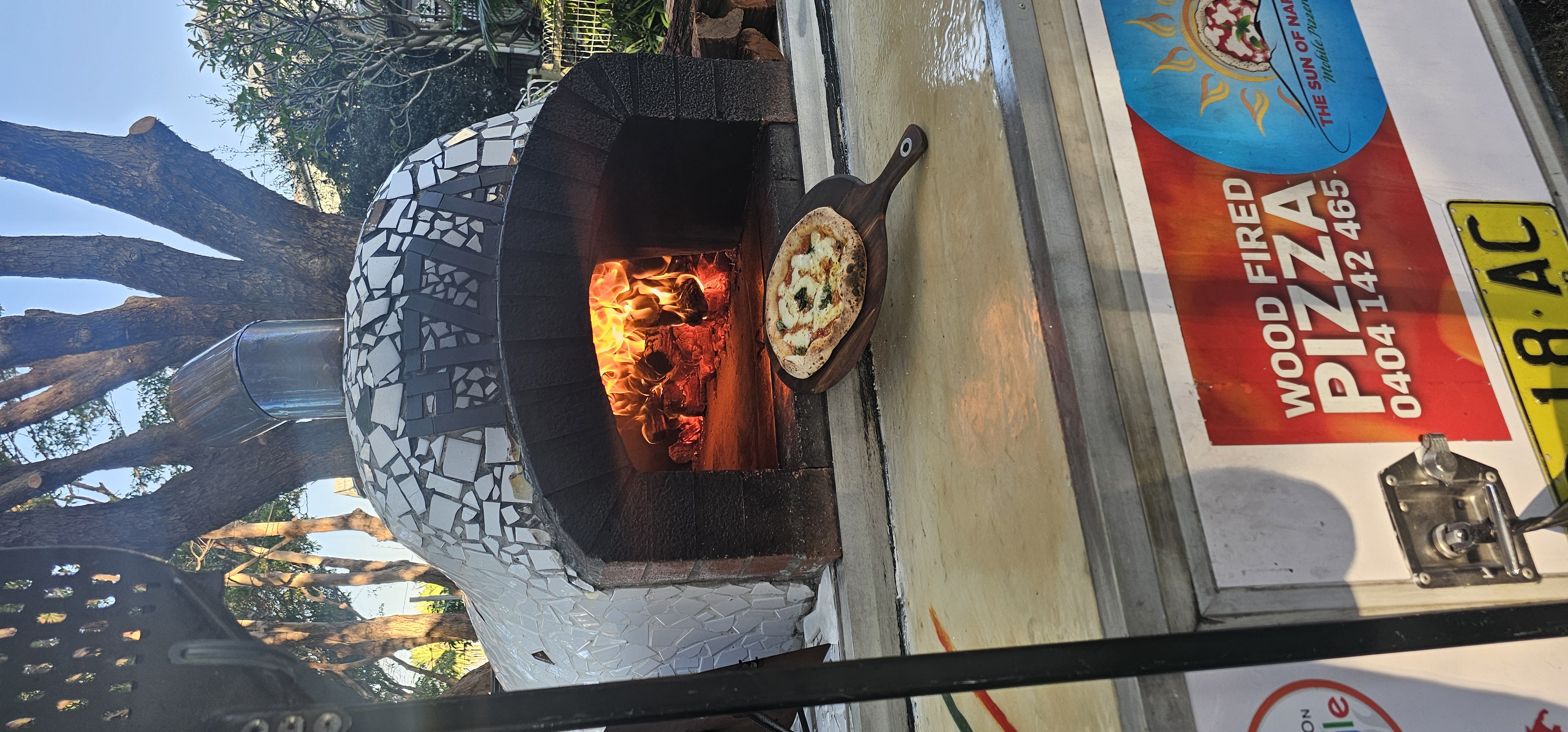 The Sun of Naples wood fired mobile pizzeria