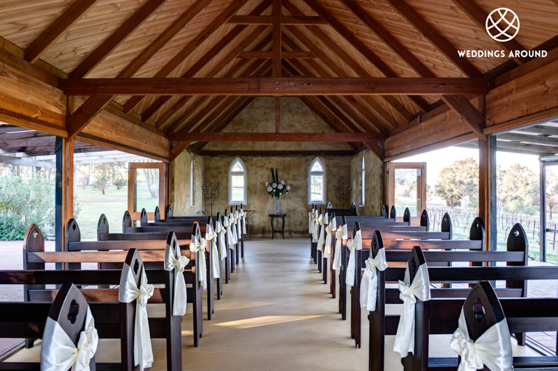 Peppers Creek Barrel Room & Chapel Wedding Venue in Pokolbin