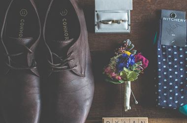 Fools for love: Megan and Dylan’s vintage garden wedding