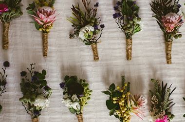 Sonita and Marlowe marry in ‘quintessential Aussie shed’ at bohemian barn wedding