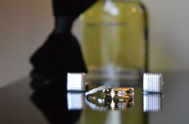 Nadia and Bruno mark love and loss at black tie wedding