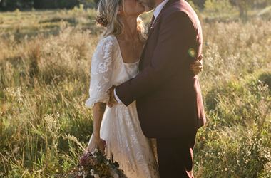 A rock ‘n’ roll boho wedding at Pioneer Country for Amy and Daz