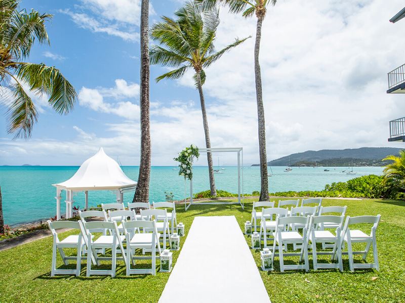 coral sea resort wedding
