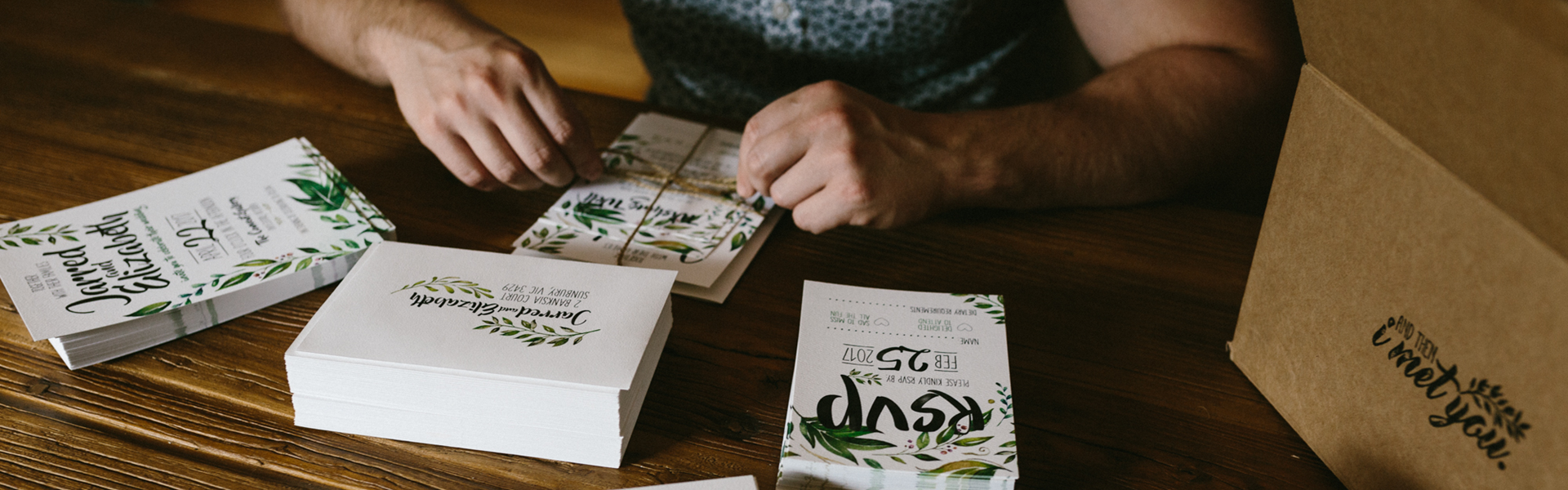 And Then I Met You Invitations