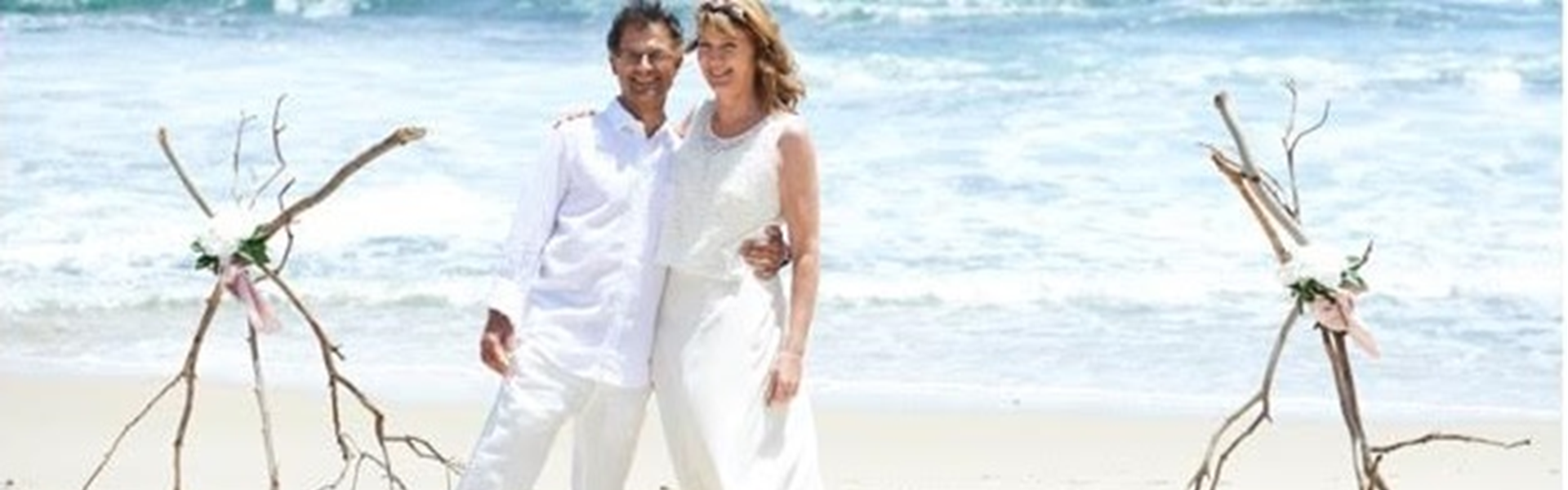 Beach wedding at Trigg Beach