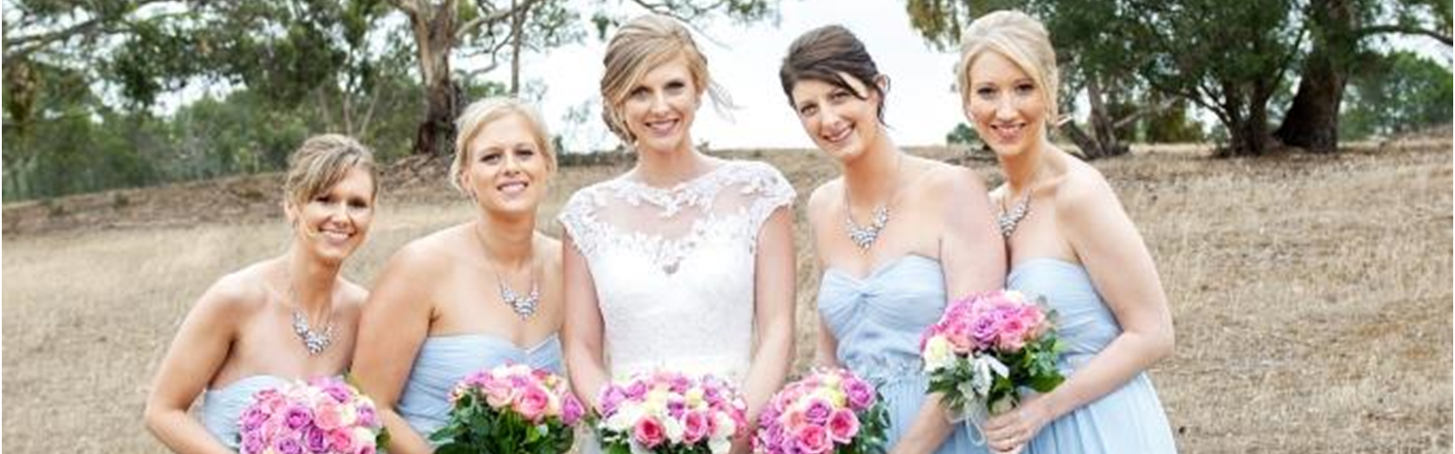 Bride and Bridesmaids