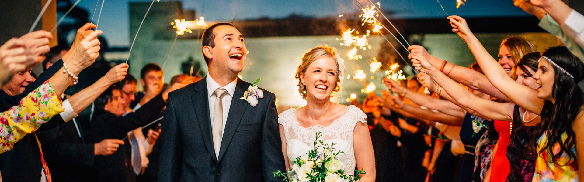 Brooke's sparkler exit