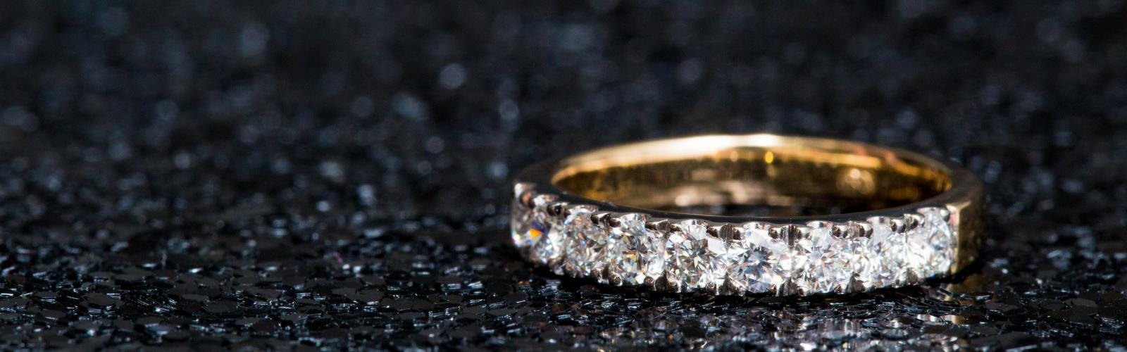 Diamond wedding ring - Harlequin Jewellers Canberra