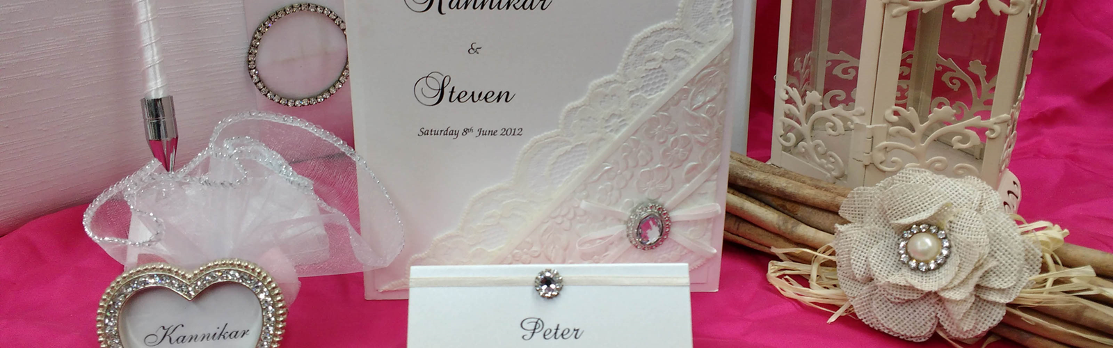 Embossed Lace Invitation