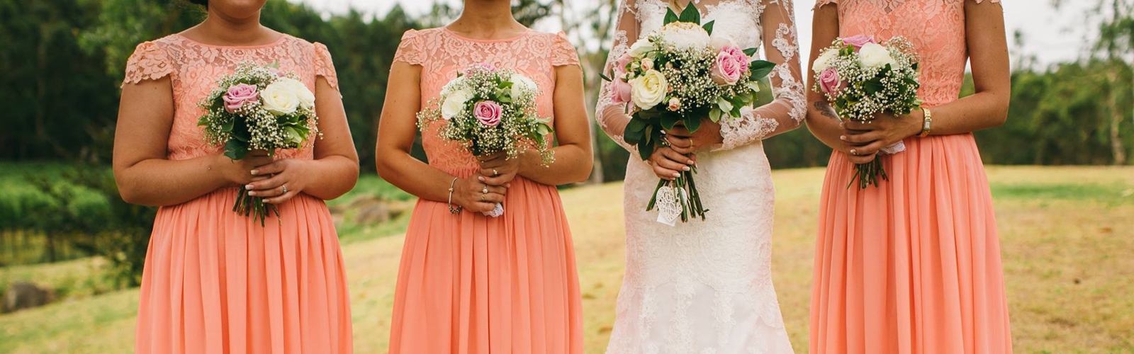 Him and her deals bridesmaid dresses