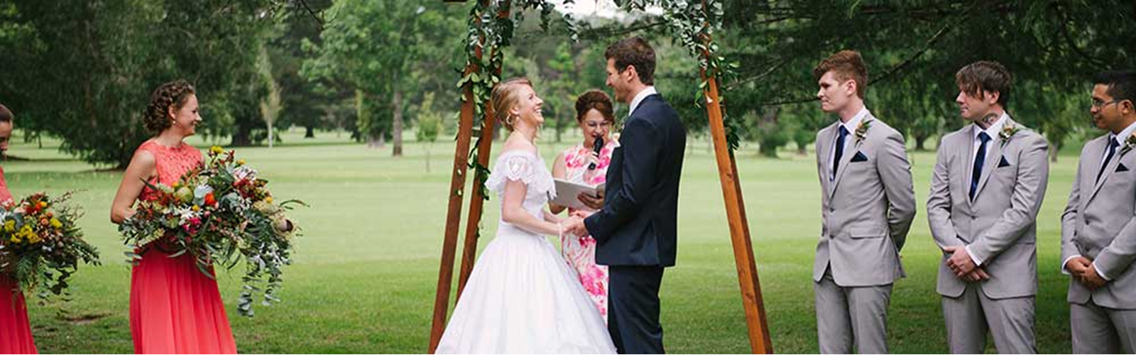 Garden Wedding Ceremony