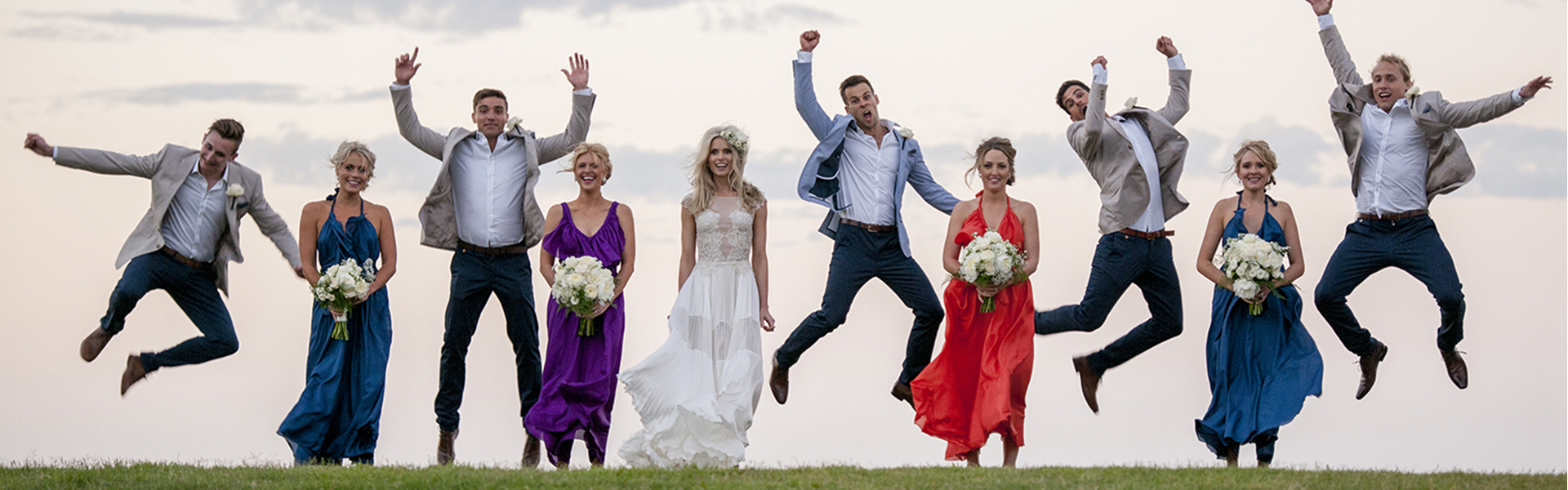 Jumping for joy