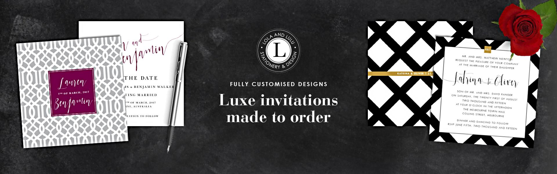 Lola and Lulu Invitations