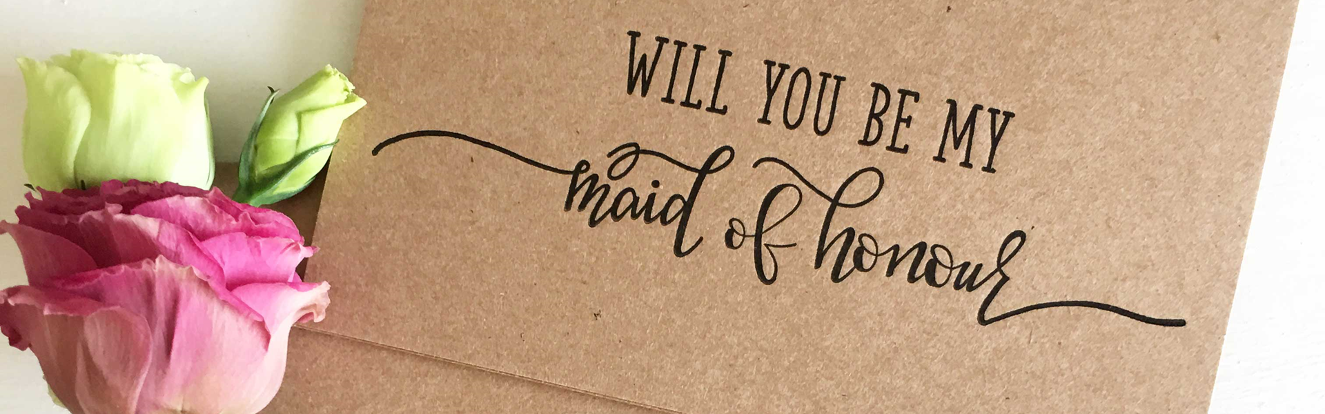 Maid of Honour Proposal Card