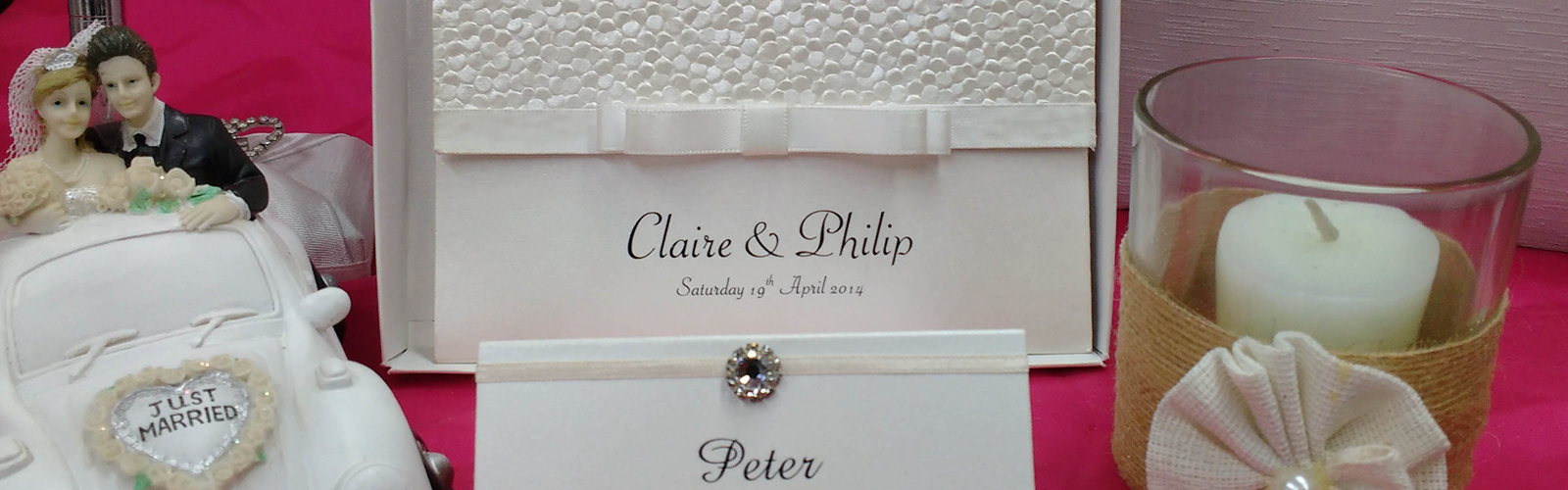 Pebble Fold Over Invitation