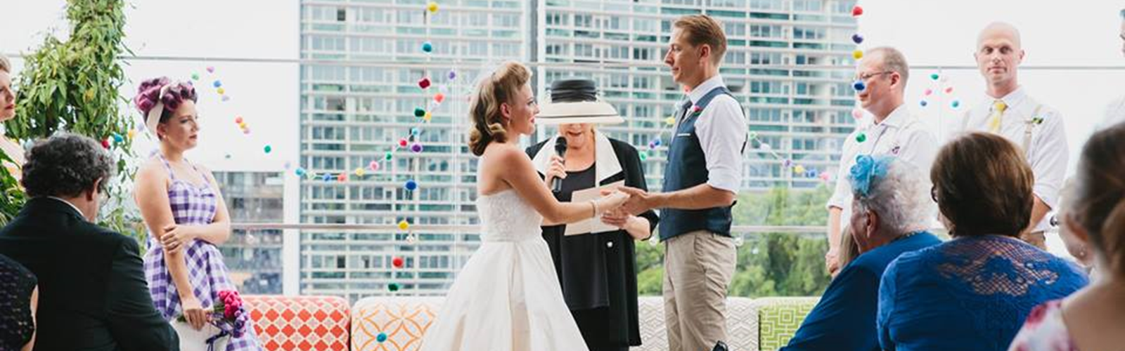 Rooftop Wedding Ceremony