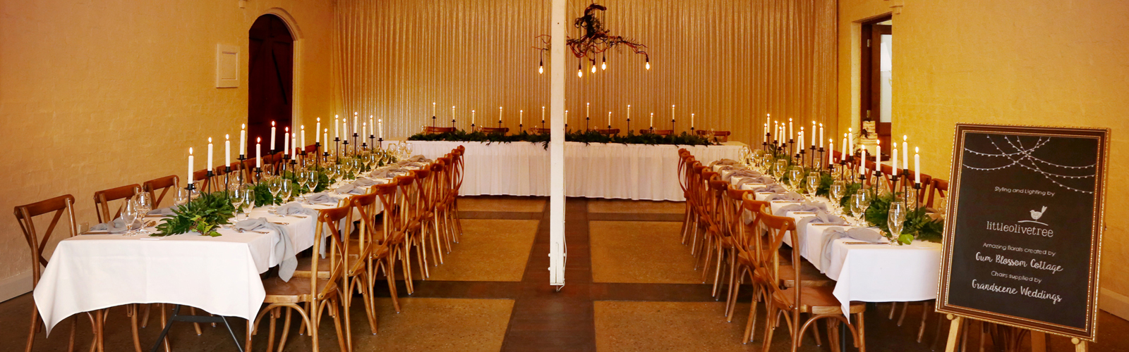 Rose and Crown Reception Styling