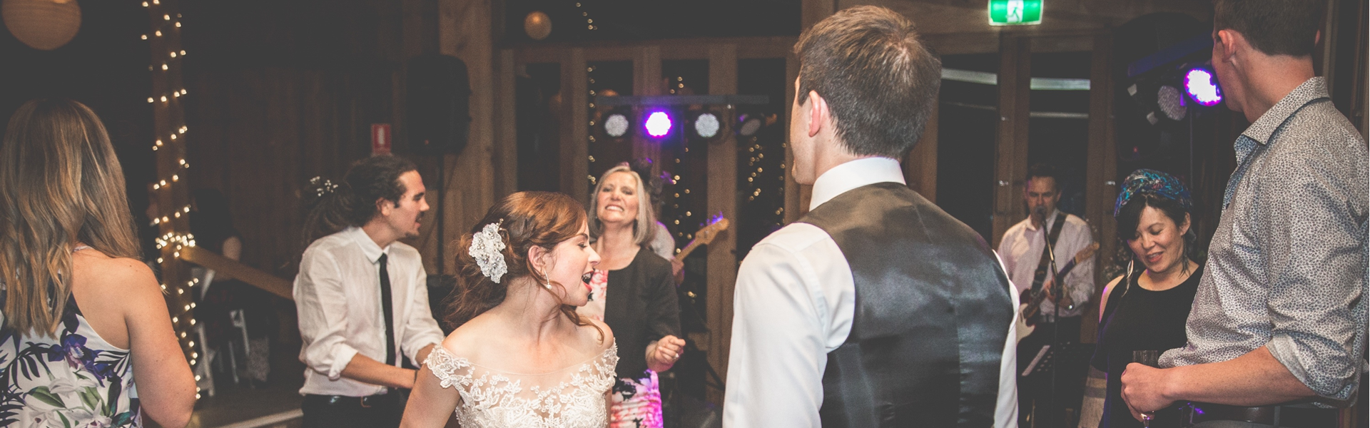 The Deer Johns getting the wedding crowd moving