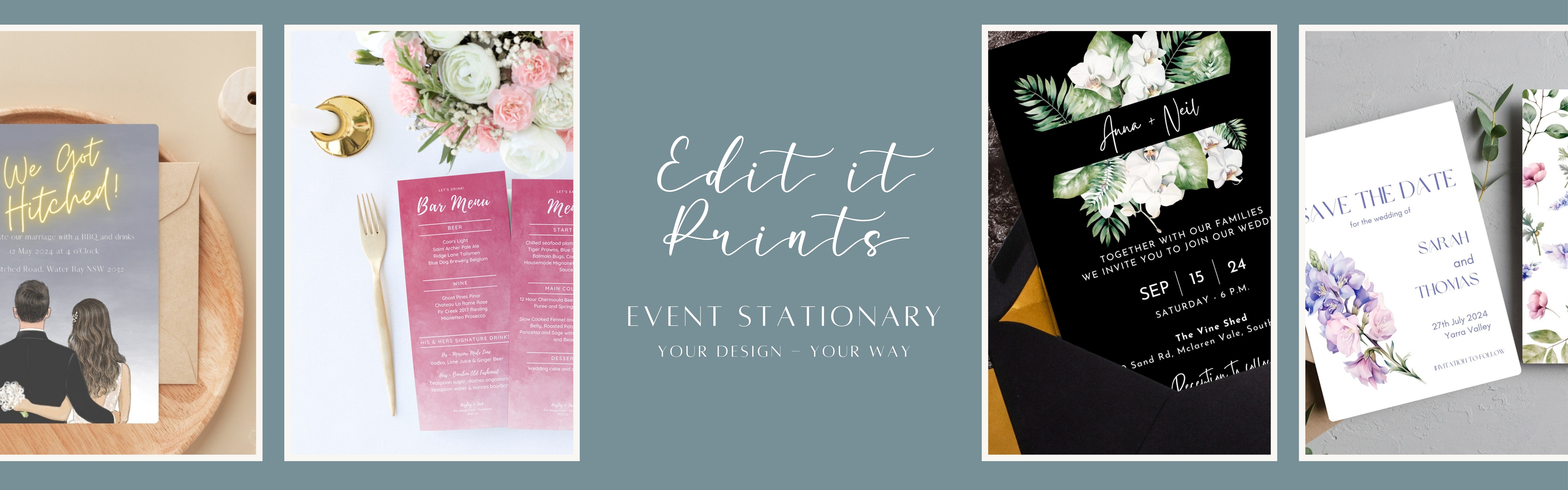 Edit It Prints SupplierHero Wedding Invitations