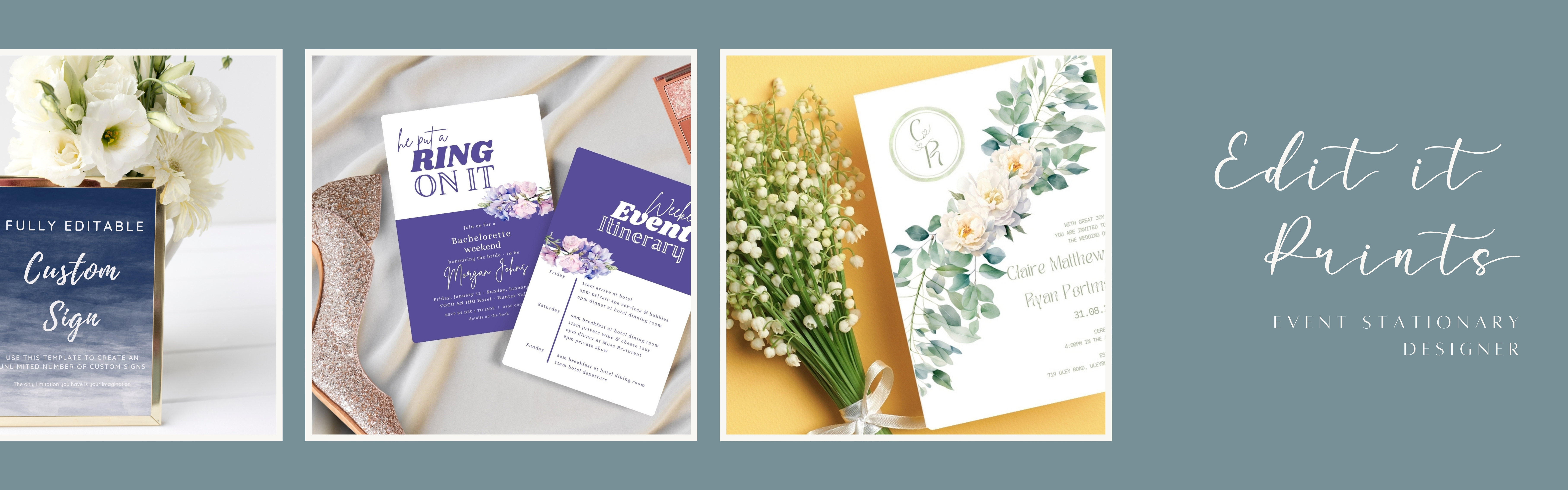Edit It Prints SupplierHero Wedding Invitations