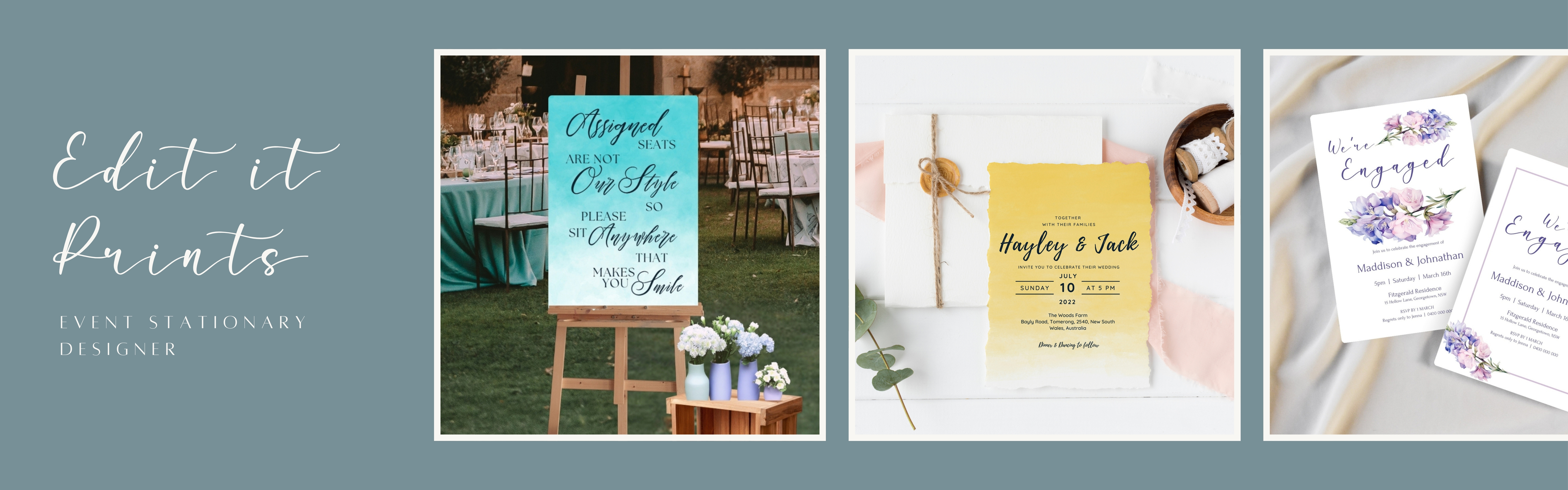Edit It Prints SupplierHero Wedding Invitations