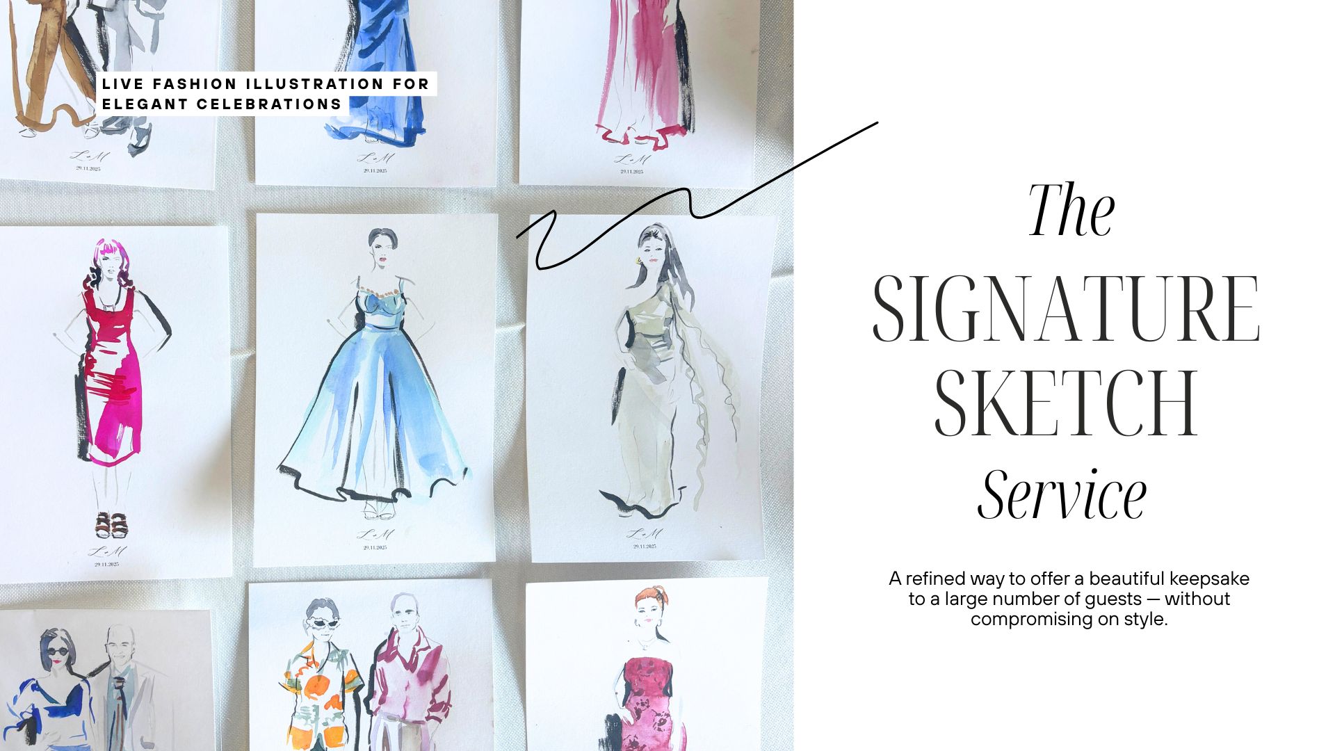 Erin Whitty Illustrations SupplierHero Wedding Services