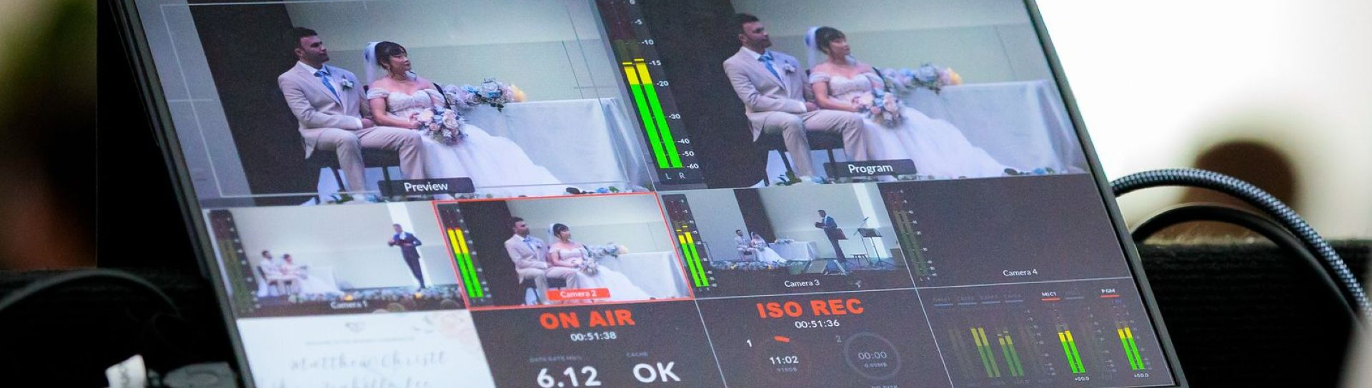 Hunt Productions - Live Streaming SupplierHero Wedding Videography