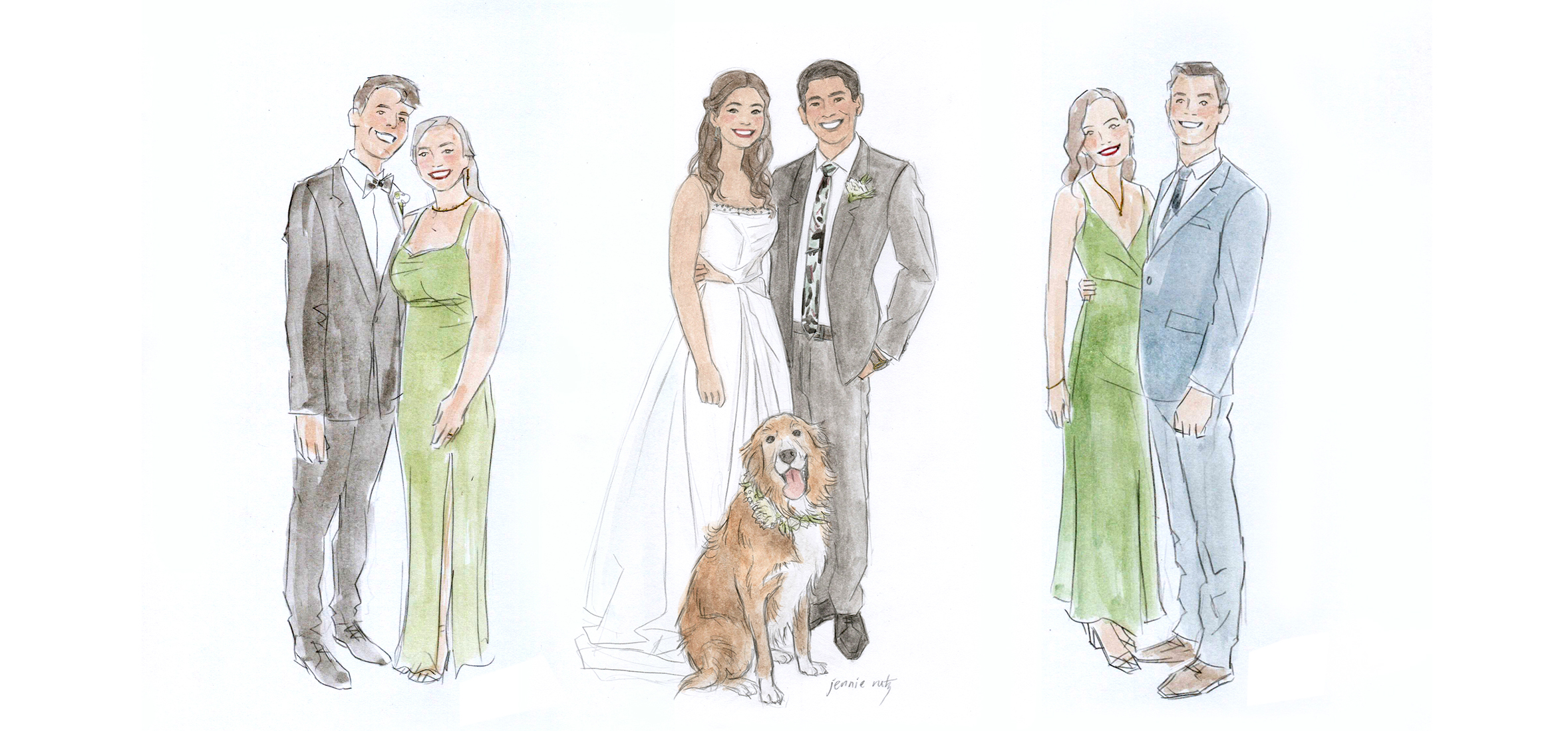 Live Sketching by Jennie Rutz SupplierHero Wedding Services