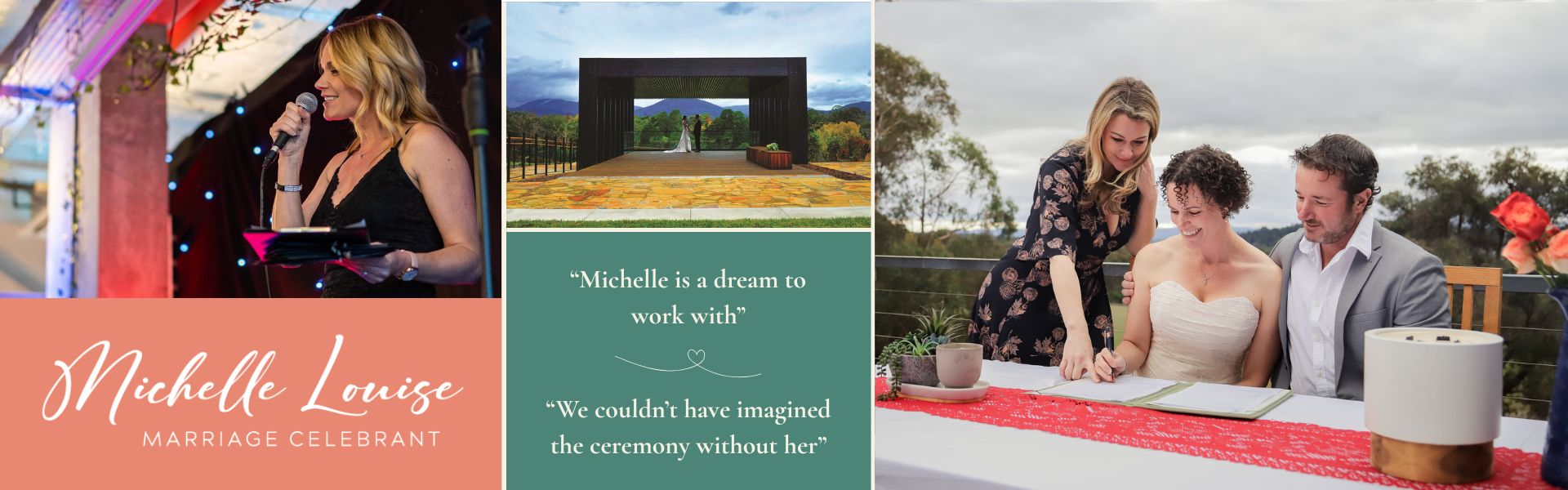 Michelle Louise Marriage Celebrant &amp; MC SupplierHero Marriage Celebrants