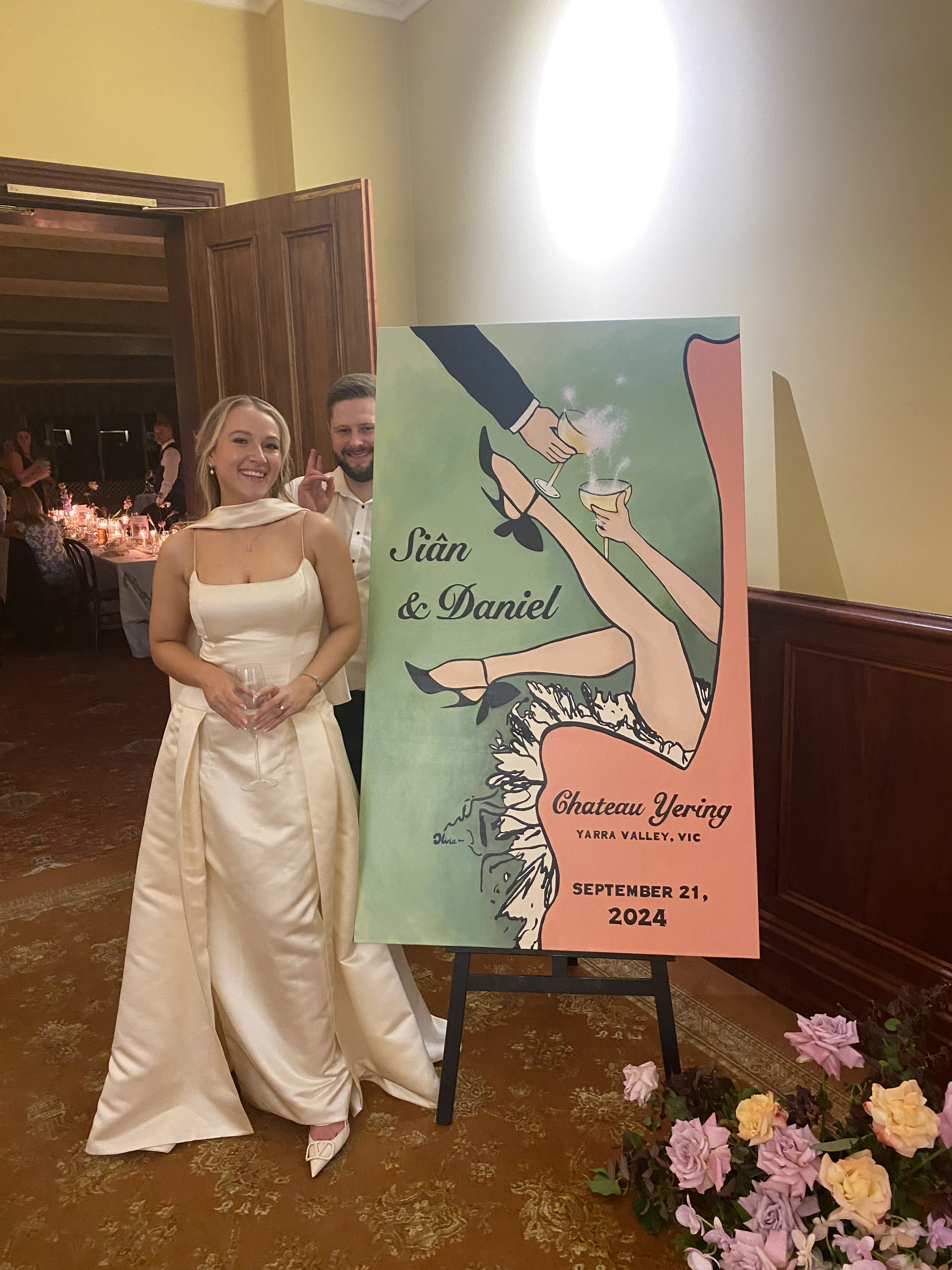 Olivia Johnstone Art SupplierHero Wedding Services