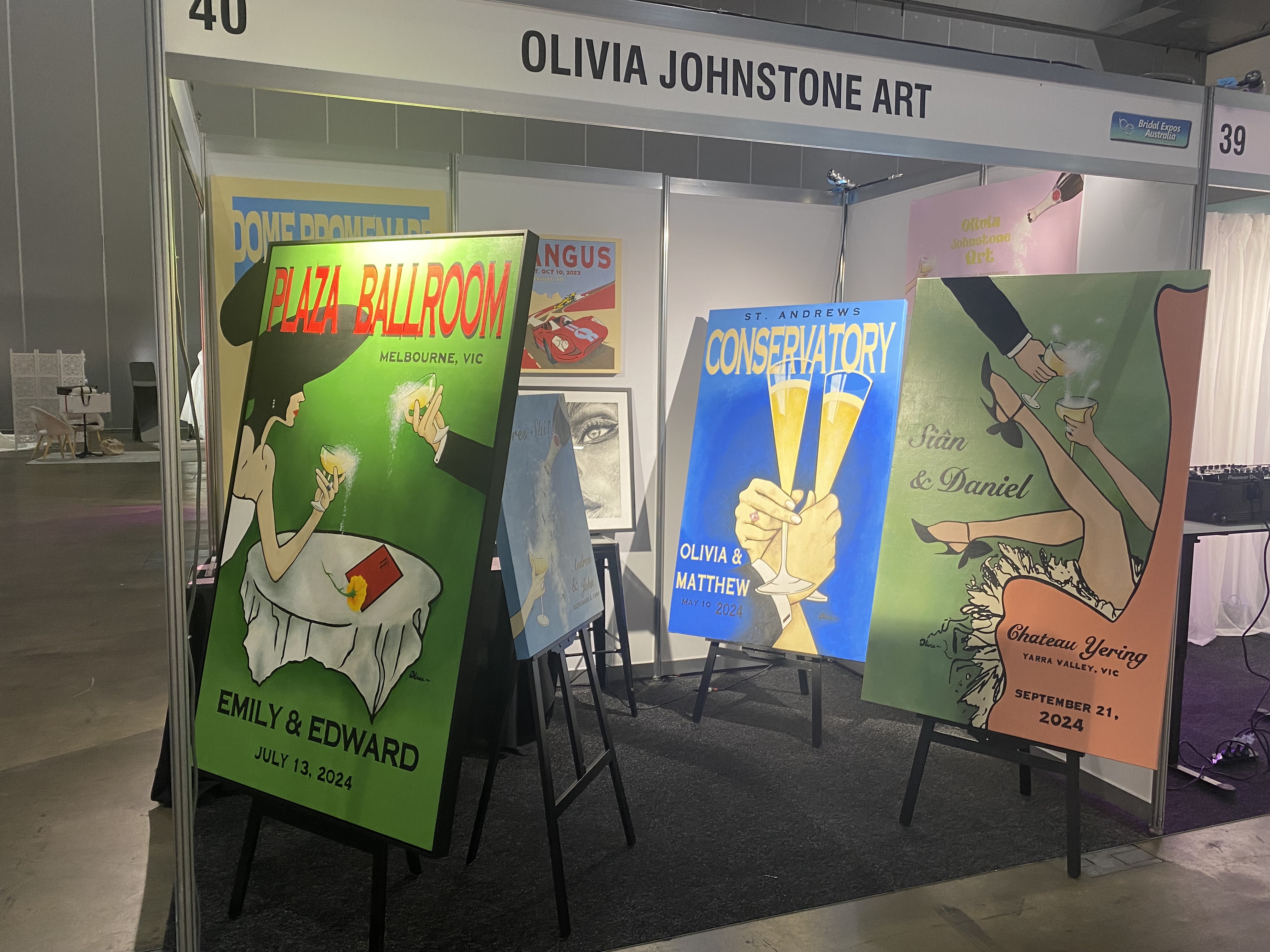 Olivia Johnstone Art SupplierHero Wedding Services