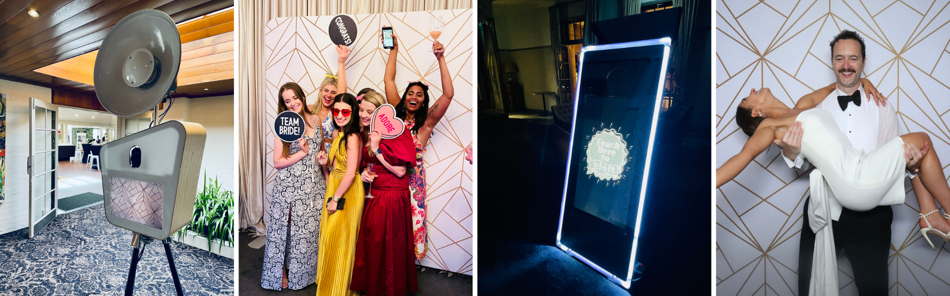 Pretty Flash Photo Booths SupplierHero Wedding Photo Booth