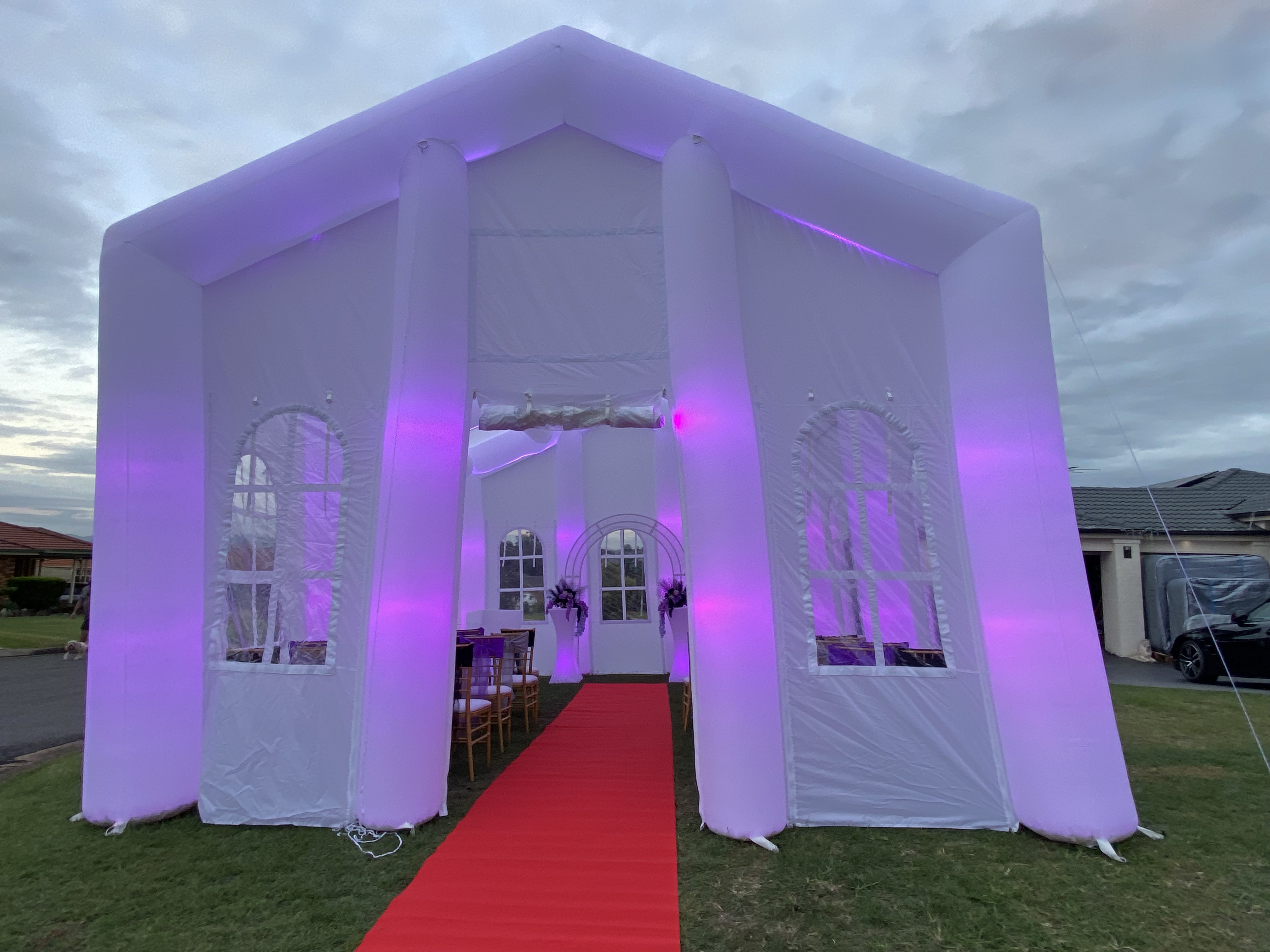 Pumpin’ glow mobile party hire SupplierHero Wedding Hire