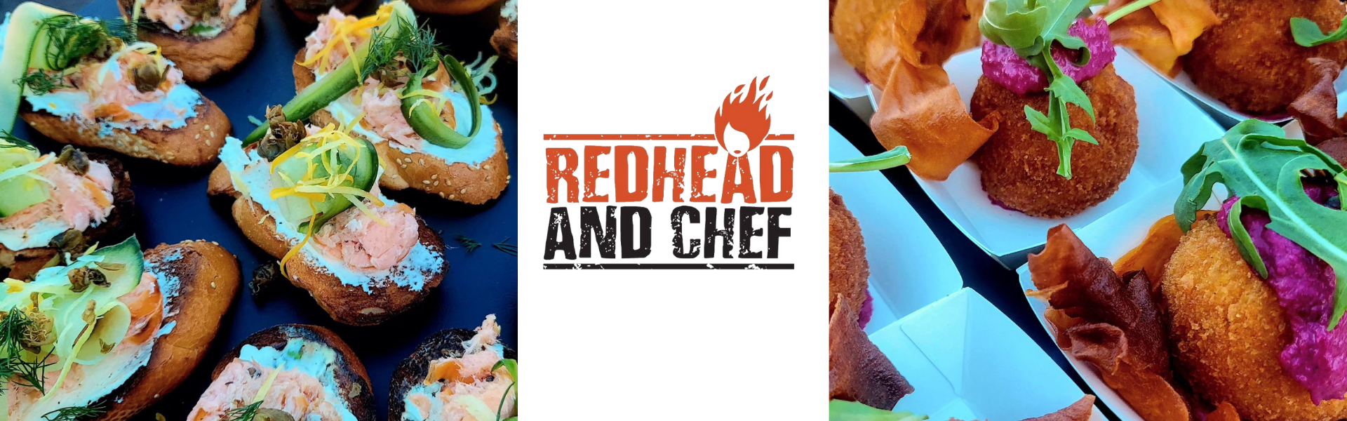 Redhead and Chef SupplierHero Wedding Caterers