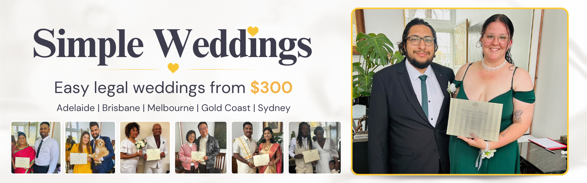 Simple Weddings SupplierHero Marriage Celebrants