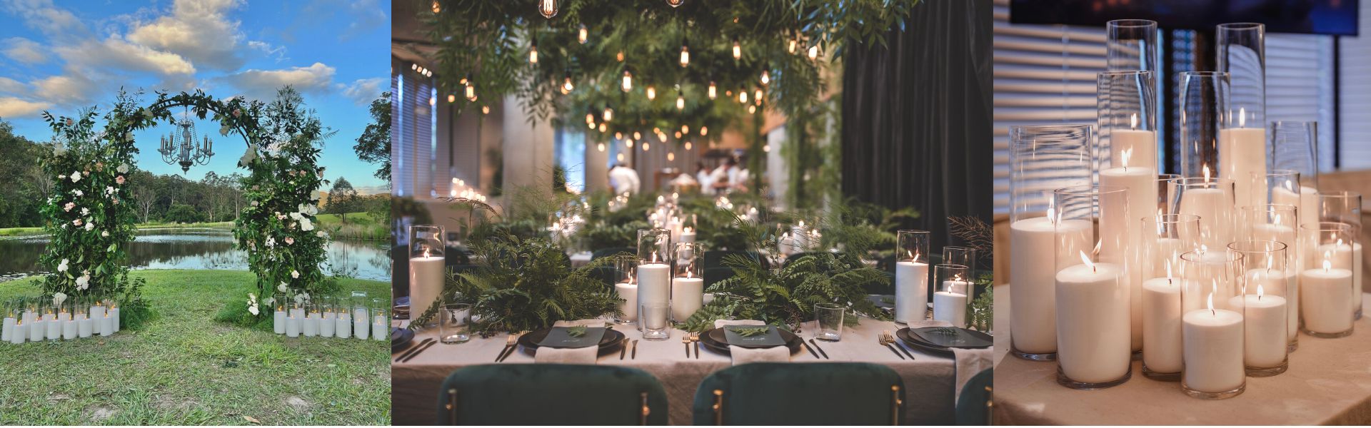 The Bright Candle - Candlelight Styling SupplierHero Wedding Decorations