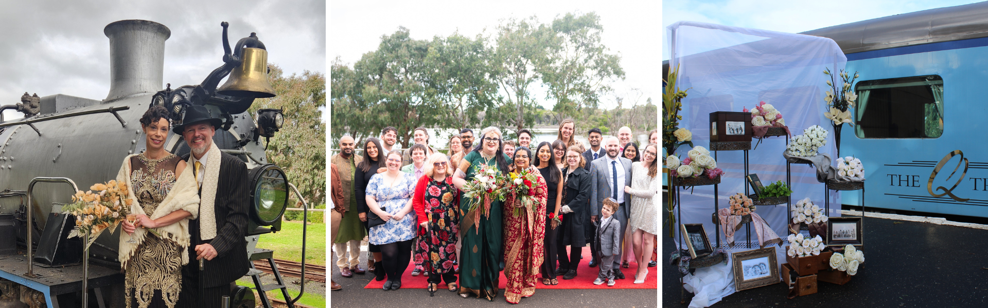 The Q Train SupplierHero Wedding Venues