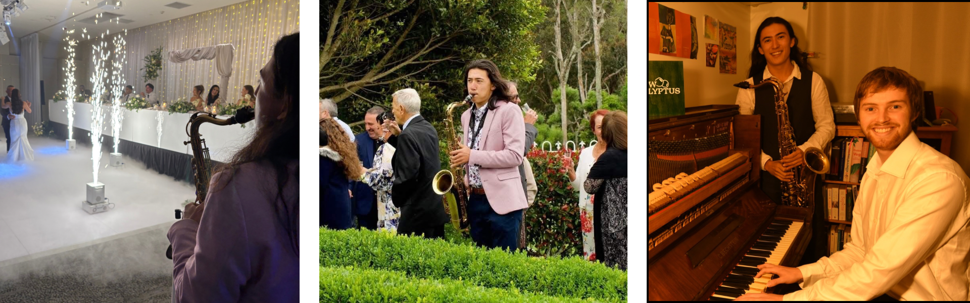 Tom on Sax SupplierHero Wedding Music