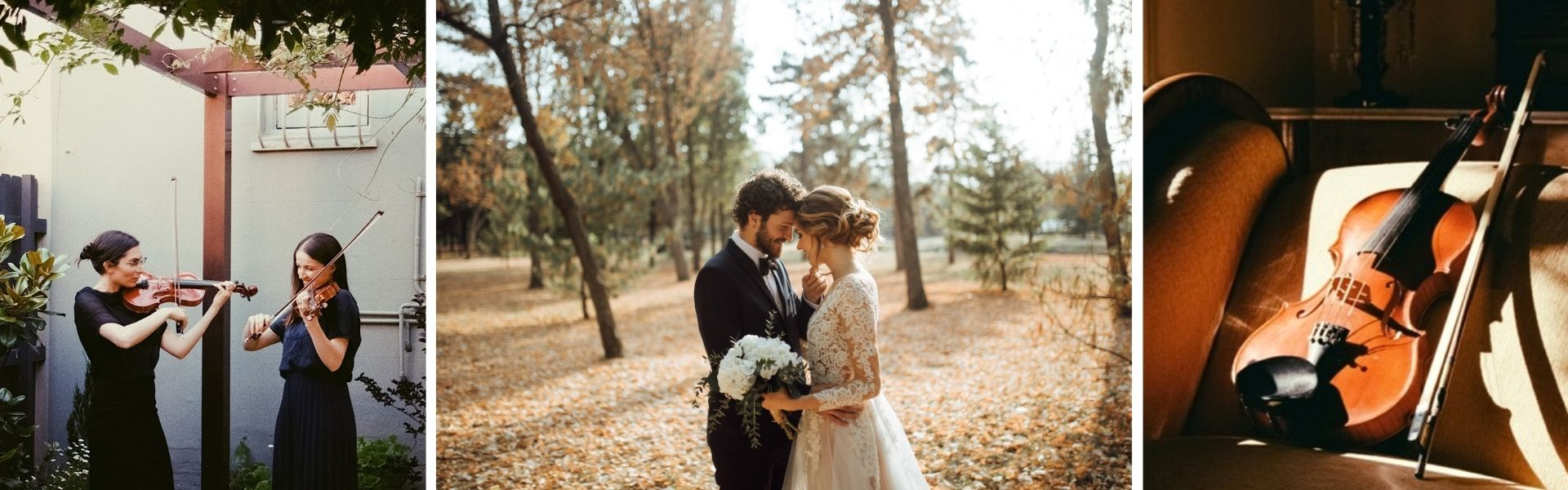Areato is a musical duo that plays dreamy violin at weddings