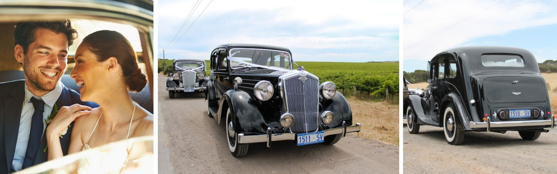 Arrive in Style Chauffeur Cars Adelaide wedding