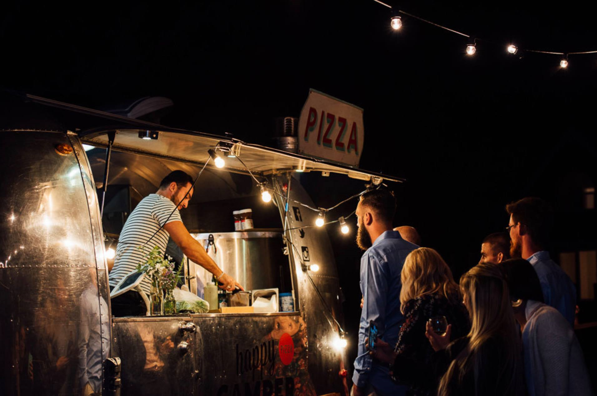 Happy Camper Pizza - Wedding Caterers Braybrook Easy Weddings