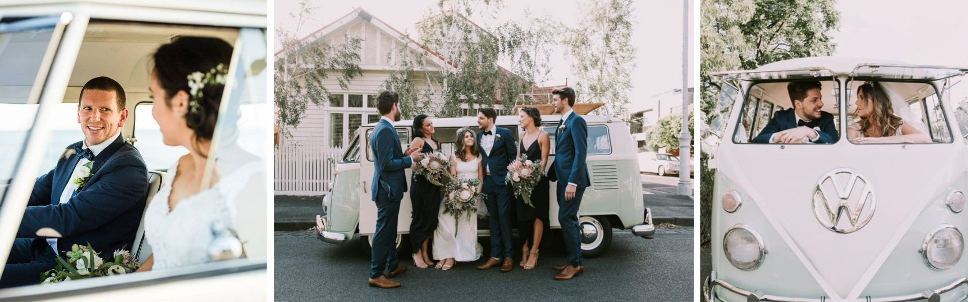 Melbourne Vintage Kombi Hire wedding car