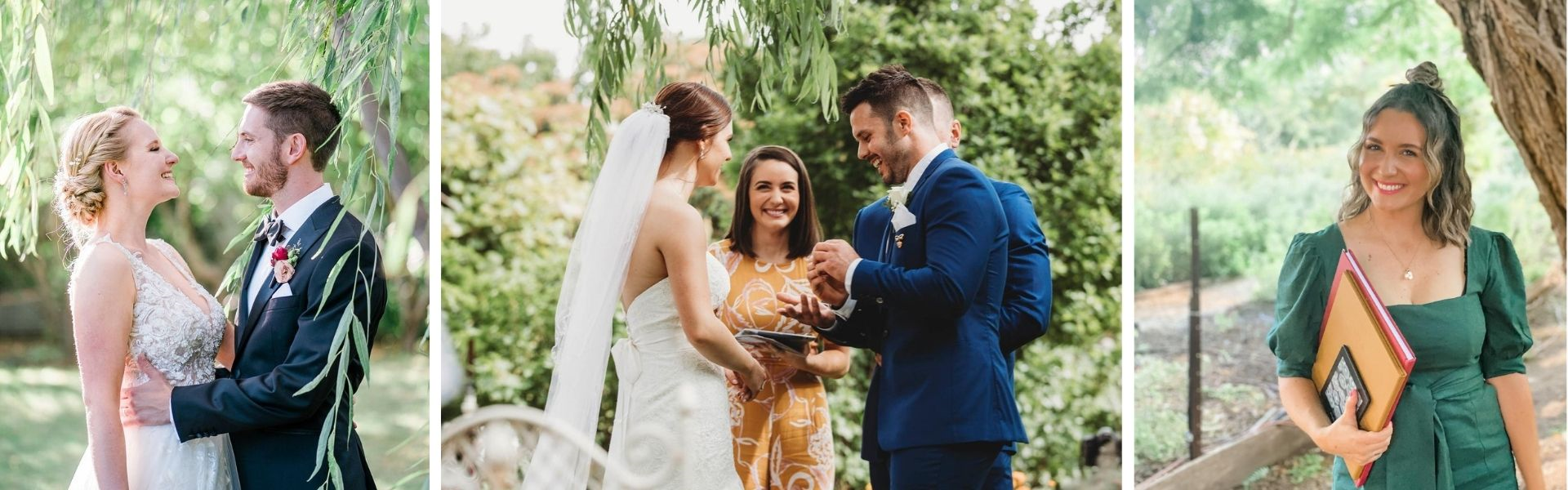 Sarah Marie Celebrancy Canberra wedding