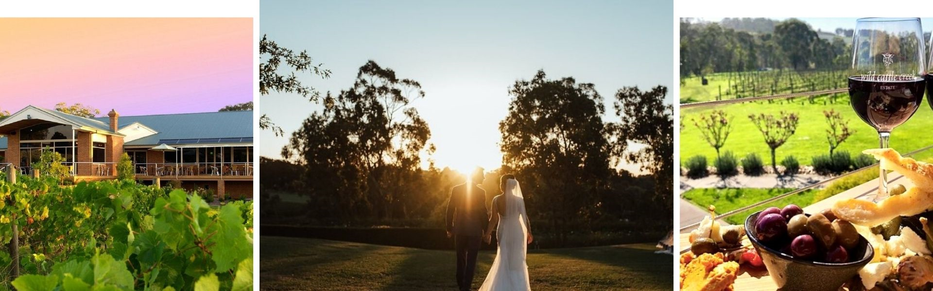 Wild Cattle Creek Estate is a stunning vineyard or winery wedding venue in Victoria